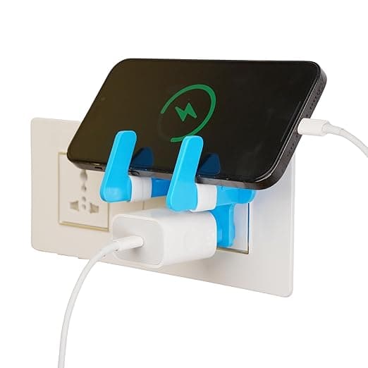 Leo Universal Mobile Holder & Wall Socket Charging Stand — A Handy Everyday Companion